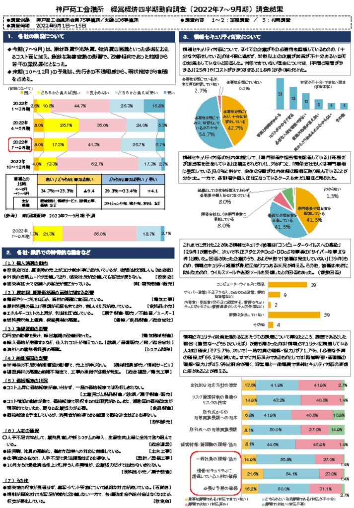 2207-09_経営経済四半期動向調査結果（概要)のサムネイル